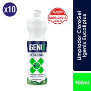 IGENIX Pack 10 - Limpiador CloroGel Eucaliptus