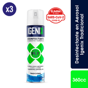 IGENIX Pack 3 - Desinfectante en Aerosol Tradicional 360cc