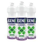 Pack 3X Limpiador CloroGel Igenix Lavanda 900 ml