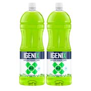 Pack 2X Limpiador Desinfectante Igenix Manzana verde 1800ml