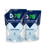 Pack 2X Alcohol Gel D-70 900ml